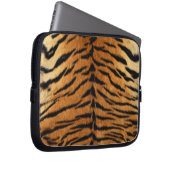 Tiger Strip Fur Print Laptopschutzhülle (Vorne Rechts)