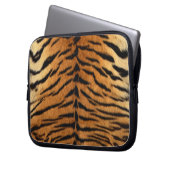 Tiger Strip Fur Print Laptopschutzhülle (Vorderseite Links)