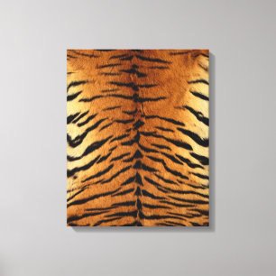Tiger Strip Fur Print Leinwanddruck
