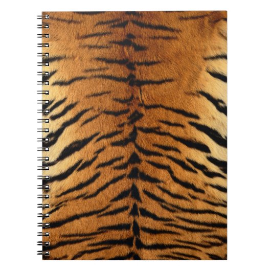 Tiger Strip Fur Print Notizblock (Vorderseite)