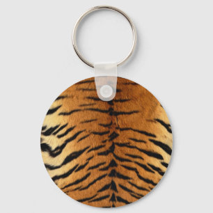Tiger Strip Fur Print Schlüsselanhänger