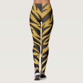 Tiger Strip Print Leggings Womens (Rückseite)