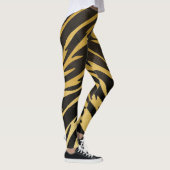 Tiger Strip Print Leggings Womens (Rechts)