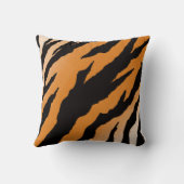 Tiger Stripe design on throw cushion Kissen (Rückseite)