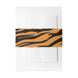 Tiger Stripe Jungle Safari Geburtstag Einladungsbanderole