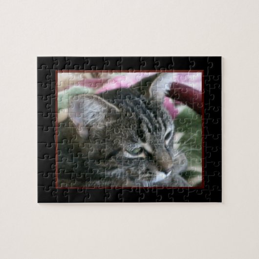 Tiger Stripe Kitty Jigsaw Puzzle (Horizontal)