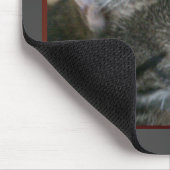 Tiger Stripe Kitty Mouse Pad Mousepad (Ecke)