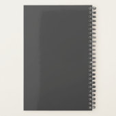 Tiger Stripe Kitty Planner Planer (Rückseite)