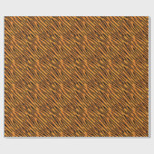 Tiger Stripe Muster Geschenkpapier (Flach)