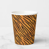 Tiger Stripe Muster Pappbecher (Links)