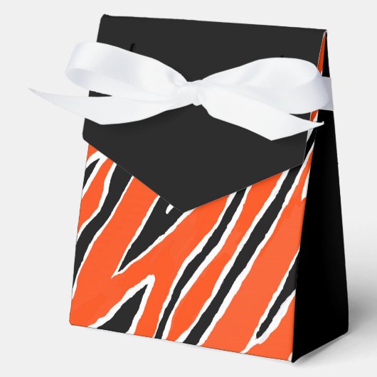 Tiger Stripe/ Orange-Black Geschenkschachtel (Vorderseite)