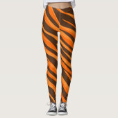 Tiger Stripe Orange Leggings Cincinnati Ohio (Vorderseite)