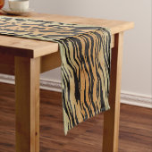 Tiger Stripe Print Table Runner Kurzer Tischläufer (Beispiel)