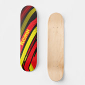 Tiger Stripe Skateboard (Vorderseite)