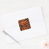 Tiger Stripe Square Sticker (Umschlag)