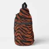 Tiger Stripe Wild Muster Crossbody Bag (Vorderseite)