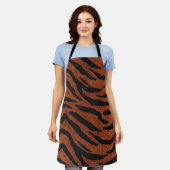 Tiger Stripe Wild Muster Schürze (Getragen)