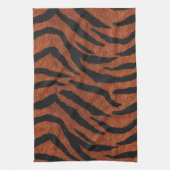 Tiger Stripe Wild Pattern Geschirrtuch (Vertikal)