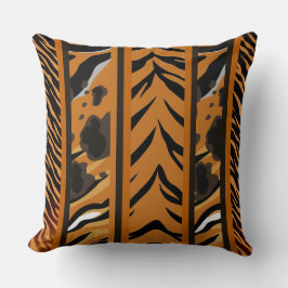 Tiger Stripes Animal Print Kissen