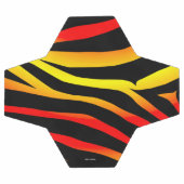 Tiger Stripes Animal Print Muster Soccer Ball (Flach)