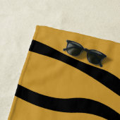Tiger Stripes Beach Handtuch (Beispiel)