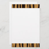 Tiger Stripes Briefpapier (Vorne/Hinten)