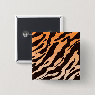 Tiger Stripes Button