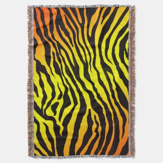 Tiger Stripes Decke (Vorderseite Vertikal)