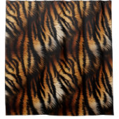 Tiger Stripes Duschvorhang (Vorderseite)