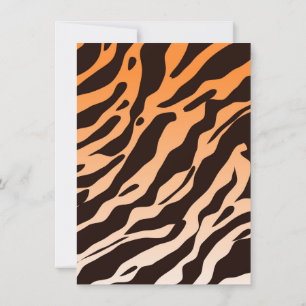 Tiger Stripes Einladung