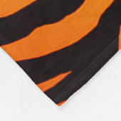 Tiger Stripes Fleecedecke (Ecke)