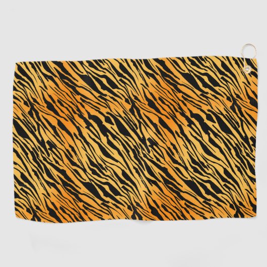 Tiger Stripes Golfhandtuch (Horizontal)