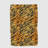 Tiger Stripes Golfhandtuch (Vorderseite)