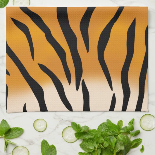 Tiger Stripes Handtuch (Gefaltet)