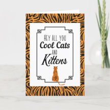 Tiger Stripes Hey, alle Coolen Katzen und Kitten