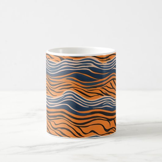 Tiger Stripes Inspiriertes Design Kaffeetasse (Mittel)