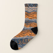 Tiger Stripes Inspiriertes Design Socken (Links - Außen)