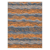 Tiger Stripes Inspiriertes Design Tischdecke (Vorderseite)