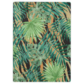 Tiger Stripes Jungle Camouflage Personalised Klemmbrett (Rückseite)