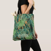 Tiger Stripes Jungle Camouflage Personalisiert Tasche (Von Nahem)