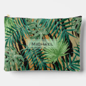 Tiger Stripes Jungle Camouflage Personalisiert Zubehörtasche (Vorderseite)