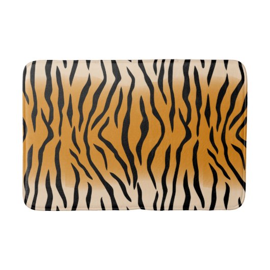 Tiger Stripes Muster Bath Mat Badematte (Vorderseite)
