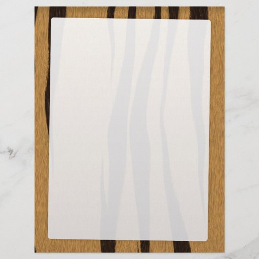 Tiger Stripes Muster Flyer (Vorne)