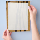 Tiger Stripes Muster Flyer (Hand)