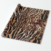 Tiger Stripes Muster Geschenkpapier (Ungerollt)