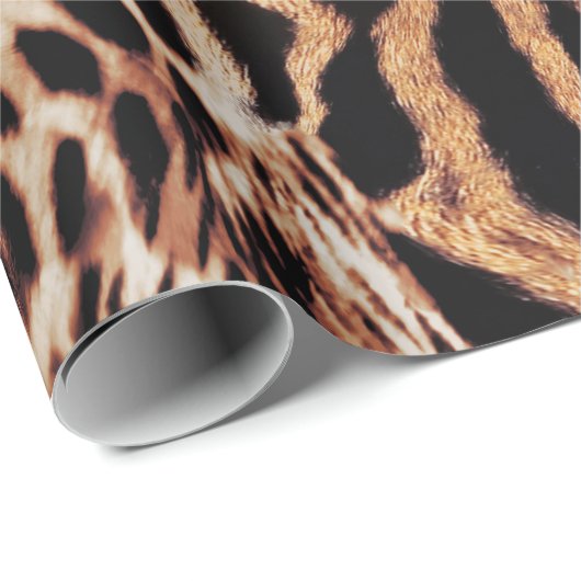 Tiger Stripes Muster Geschenkpapier (Rolleneckpunkt)