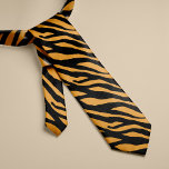 Tiger Stripes Muster Krawatte<br><div class="desc">Tiger Print Custom Krawatte</div>