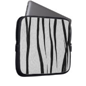 Tiger Stripes Muster Laptopschutzhülle (Vorne Rechts)
