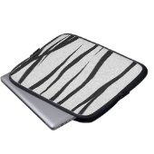 Tiger Stripes Muster Laptopschutzhülle (Vorne Knopf)