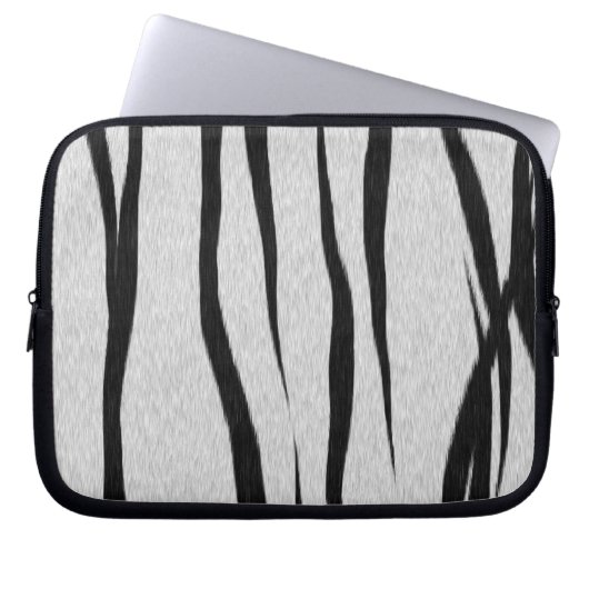 Tiger Stripes Muster Laptopschutzhülle (Vorderseite)